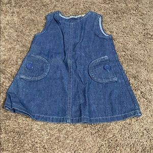 Denim tank top dress